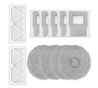 FUANA 1 juego de piezas de repuesto para robot DJI S A P, cepillos laterales, fregonas de microfibra, filtros y bolsas, kit de limpieza esencial para uso doméstico