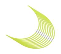 FUANA 10 bobinas de hilo de corte de nailon resistente de 31 cm x 0,35 cm para Bosch ART 23 Combitrim, color azul