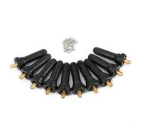 FUANA 10 unids TPMS Monitor de presión de neumáticos Sensor de válvula de vástago de goma Monitor de presión de neumáticos Kit de reparación de vástagos de válvula para Ford Fiesta para Van