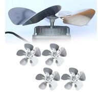 FUANA 4 aspas de ventilador de motor, condensador, ventilador de refrigeración, hojas de viento, refrigerador, piezas principales electrodomésticos