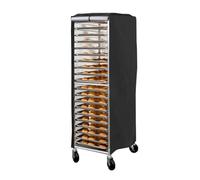 FUANA 420D - Funda impermeable y resistente al polvo para panadería comercial con ventana de PVC, para utensilios de cocina de 59 x 72 x 163 cm