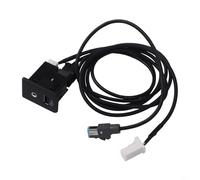 FUANA Adaptador de cable de audio AUX 28023-4BA0B para Nissan 2013-2019 Auxiliar AUX Stereo Adapter Audio Socket y Cable