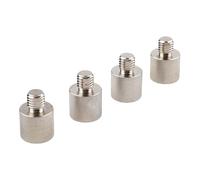 FUANA Adaptador de conector M10 a 3/8 JPC compatible con radios Kenwood, transmisión de señal mejorada de construcción de metal, para viajes al aire libre, 1 paquete