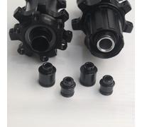 FUANA Adaptador de conversión de buje de liberación rápida de eje pasante de 12/15 mm a 9 mm para Hope for DT Swiss, aluminio 7075 mecanizado CNC, kit de reparación de bicicletas de 2 piezas