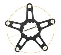 FUANA Adaptador de manivela de plato para bielas 110BCD y 130BCD, espaciador de conversión de aleación de aluminio 6061, 50 g/59 g, ligero para plato individual o doble, kit de reparación de