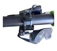 FUANA Adaptador de palanca de cambios de bicicleta para palanca de cambios SRAM con soporte de freno I-Spec EV, aleación de aluminio, negro, kit de reparación de bicicletas de 11 g