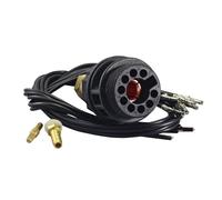 FUANA Adaptador de plasma hembra para Trafimet S45 S75 S105 A51 A81 A101 A141 A151 CB50 CB70 CB100 CB150 Corte para linterna, 9 puntos de contacto, ABS y construcción de metal