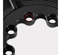 FUANA Adaptador para plato SRAM 110 BCD para conversión de manivela de 3 agujeros a 4 agujeros, soporte de disco de aleación de aluminio CNC con kit de reparación de bicicletas de acabado anodizado