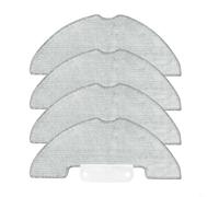 FUANA Almohadillas de repuesto para fregona Cleanova para w7 W11 W15 Vexilar para w7 W9 W11 W15, paquete de 4 o 10 paños de microfibra con fácil instalación (paquete de 4)