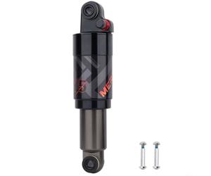 FUANA Amortiguador trasero de aire para bicicleta, amortiguador trasero de bicicleta de montaña con bloqueo MTB suspensión trasera choque marco central 125/150/165/190/200 mm (200 mm)