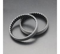 FUANA Anillo de trinquete para bicicleta de carretera, 60T/36T/30T, 6,5 mm/8 mm, acero cromado para kit de reparación de bicicletas Shimano