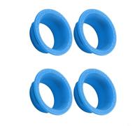 FUANA Anillos de pinza de freno de bicicleta para la serie Magura MT5/MT7, 4 cubiertas de abrazadera de plástico coloridas, actualización decorativa ligera para ciclismo (azul)