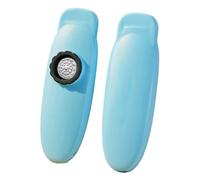 FUANA Armónica de boca Kazoo de metal para principiantes, incluye membrana de repuesto y cabestrillo, instrumento de flauta popular portátil para fiestas, viajes, camping (color varía), azul