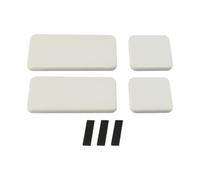 FUANA Bandeja de diatomeas - Posavasos de diatomeas antideslizantes de secado rápido | Posavasos absorbentes de agua, jabonera, jabonera para jabones de manos y plantas y (blanco)