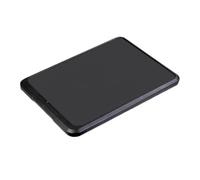 FUANA Bandeja deslizante con ruedas, cafeteras y batidoras de soporte, ABS y policarbonato resistente a los arañazos, 40 x 30 x 2 cm, color negro