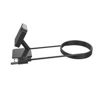 FUANA Base de carga para Amazfit Balance A2286 T-Rex 3 Balance 2, reloj inteligente ABS para soporte de carga con cable USB, para estación de escritorio compacta, color negro