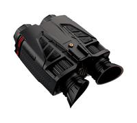 FUANA Binoculares digitales con zoom óptico de 16x, video 4K, visión nocturna de hasta 800 m, conectividad WiFi para compartir fotos, batería de 3000 mAh, para uso en exteriores, negro y negro