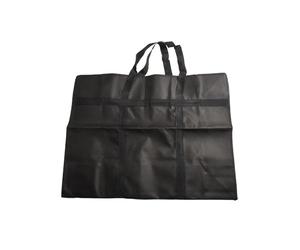 FUANA Bolsa de almacenamiento de tela Oxford resistente al agua para muebles de jardín, cojines al aire libre, sillas plegables, scooter, equipo de camping, color negro A