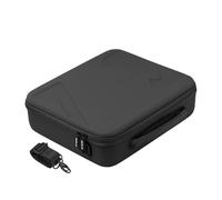 FUANA Bolsa de almacenamiento plegable DJI con diseño a prueba de golpes y resistente a la intemperie para controlador RC-N3/RC 2 y accesorios, cable de auriculares negro