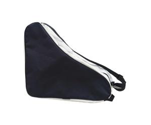 FUANA Bolsa de patines de gran capacidad para adultos, plegable, de tela Oxford, con correa ajustable para el hombro, color rosa