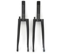 FUANA Brompton - Horquilla delantera de fibra de carbono de 74 mm, freno de disco para neumáticos de 16 pulgadas 13/8 114 y 355, kit de reparación de bicicletas plegable ligero de 245 g