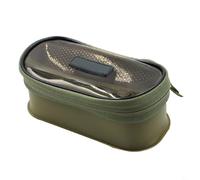 FUANA Caja de aparejos de pesca, cubo pequeño de EVA, bolsa de equipo de pesca portátil, accesorios de pesca gruesos impermeables para diversas actividades de pesca, bolsa con cremallera para