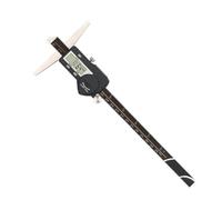 FUANA Calibrador digital Vernier de profundidad 0-300 mm, medidor electrónico de acero inoxidable, pantalla LCD impermeable IP54 con salida de datos USB para mecanizado