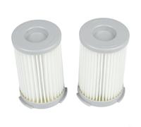FUANA Cartucho de filtro HEPA compatible con ELECTROLUX Cyclonilite Z7106 Z7110 Z7120 y Energica ZS203 ZS220 Series, pieza de repuesto blanca EF75B UF71B (paquete de 2)