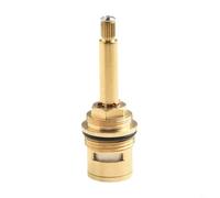 FUANA Cartucho de válvula de ducha de vástago largo de 3/4 pulgadas, repuesto de latón de cuarto de vuelta para grifo de baño, inserto de 20 mm, núcleo de cobre, funcionamiento suave (3)