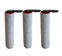 FUANA Cepillo de rodillo de repuesto para Mova X4 Pro X4 Plus para x40 Pro Turbo Mate, cepillo de microfibra lavable para aspiradora húmeda y seca (3 piezas)