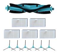 FUANA Cepillo de rodillo principal de encaje, cepillos laterales y kit de filtro HEPA para Ultenic para T20 Pro para T10 Lite para HONOR Choice S3 Plus R3 Robot Partes de aspiradora