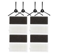 FUANA Cepillo lateral y filtro de alto rendimiento M200 M201 M501 T700 M571 limpiadores robóticos, piezas de repuesto fáciles de instalar, cuidado completo de la alfombra