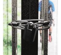 FUANA Cerradura de huella digital recargable por USB para puerta electrónica con llave de respaldo, IP67 impermeable, compatible con aplicación TTlock, cerradura inteligente de aleación de zinc