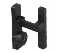 FUANA Cerradura de puerta deslizante de 90 grados con combinación de 3 dígitos, aleación de zinc, cierre de contraseña, negro, armario de madera, cocina, baño, garaje, oficina, seguridad