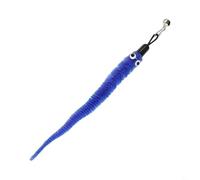 FUANA Colas de repuesto de juguete para gatos de 22 cm, cabeza de repuesto de peluche para oruga, accesorio de juguete para varita interactiva de interior (azul)
