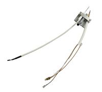 FUANA Conjunto de cabezal de calentador de gas de torre para exteriores, pieza de quemador de repuesto, mantenimiento de calentador de patio, construcción de metal, diseño de seguridad 1003029-D180