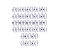 FUANA Correas de red de portería, 10/50 unidades, lazos de fijación ajustables para red de fútbol con gancho y bucle de seguridad para postes de portería, sujetadores reutilizables, equipo deportivo y