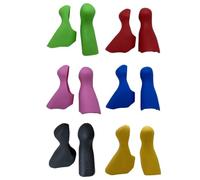 FUANA Cubierta de goma para palanca de cambios Shimano ST-5700 105 para bicicletas de carretera, 1 par, color negro