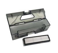 FUANA Cubo de basura con filtro D9/D9 para Pro/para L10, L600/L300, RLS3/Finder Robot para aspiradora, caja de recogida de polvo