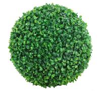 FUANA Cúpula de césped artificial Plantas de bola de simulación de plástico Deja hierba Bola Jardín Verde para ventana al aire libre Exhibición (C)