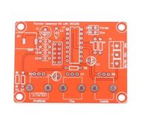 FUANA DIY XR2206 - Kit de señal de función de 1 Hz a 1 MHz, triángulo sinusoidal, forma de onda cuadrada, 9-12 V CC, entrada de baja distorsión, aprendizaje electrónico para rojo