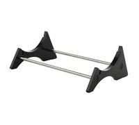 FUANA Elegante soporte acrílico para altavoz JBL Flip 4/5/6 - Estante de exhibición compacto de 15 x 6 x 3.5 pulgadas con construcción resistente y cable de auriculares de calidad de sonido optimizado