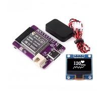 FUANA ESP32-S3-N16R8 - Placa de desarrollo con pantalla OLED, módulo de voz AI de doble núcleo para IoT y Smart Home, compatible con pantalla WiFi y Bluetooth 5.0