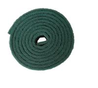 FUANA Esponja de esmeril para estropajo de nailon, rollo abrasivo para ollas, platos, estufas, limpieza de cocina, color verde, rojo, 5,7 m x 7 cm, 6 m x 7,5 cm, verde, 5,7 m x 7 cm