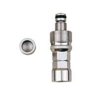 FUANA Extractor de manivela de cadena para pedalier de bicicleta, acero 40Cr con chapado en cromo, se adapta a bielas cuadradas estándar, color plateado (68 x 22 x 22 mm)