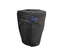FUANA Filtro biológico presurizado para estanque con cubierta protectora de escudo térmico, sistema eficiente de purificación de agua, estilo neutro, equipo de estanque de jardín al aire libre