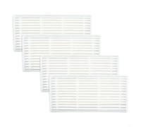 FUANA Filtro lavable de repuesto para aspiradora Eufy C10, papel de filtro resistente que mantiene el aire limpio y los suelos, accesorio compatible, blanco, paquete de 4 (4 unidades)