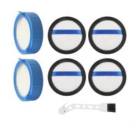 FUANA Filtros de repuesto lavables para AEG 8000 Series ASKW4 ESKW4 FX8 AZE156, kit de filtración de 5 capas con cepillo, 2 salidas de aire y 4 elementos de entrada