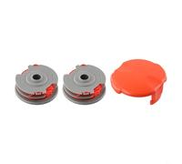 FUANA FLYMO Contour 500 Power Plus 500XT - Kit de bobina y línea compatible con recortadora de cuerdas con tapa protectora para accesorios de corte de césped de jardín (1 juego)