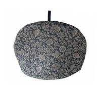 FUANA Funda aislante para tetera para uso en cocina, sarga de algodón con relleno de poliéster, se adapta a macetas de 700 a 2000 ml de hasta 28 cm de ancho x 23 cm de alto, lazo para colgar para